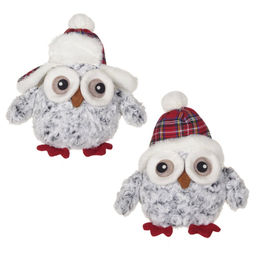 Игрушка набивная "Сова", L20 W12 H23 см, 2в.