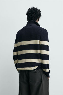 PURL KNIT QUARTER-ZIP JUMPER - Zara фото 3