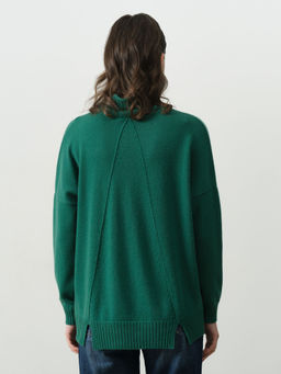 Джемпер из кашемира 12072 изумрудный