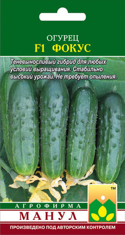 Огурец Фокус F1 10шт. (Манул)