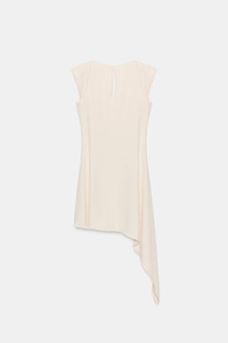 VESTIDO CORTO ASIM?TRICO HOMBRERAS / Crudo - Zara фото 9