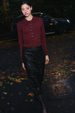 BASIC WOOL POLO SHIRT