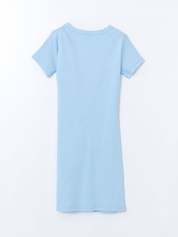 Bisiklet Yaka K?z ?ocuk Elbise