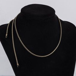 FAYCRAFT Цепочка декоративная HKI-02 60 см 5 шт СК/Распродажа №02 под античную бронзу  фото 3