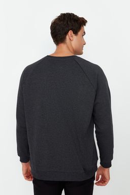 TRENDYOL MAN Siyah Regular Fit Ici Polar/S?cak Tutan Sweatshirt TMNAW23SW00190 - Trendyolmilla фото 10