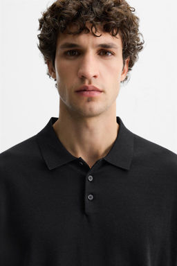 KNIT COTTON - SILK POLO SHIRT - Zara фото 22
