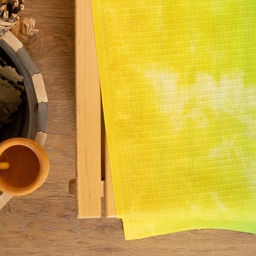 Простыня вафельная для бани Экономь и Я Лайм 150х180 см, 100% хлопок, 200 г/м2  фото 2