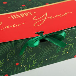 Складная коробка подарочная С новым годом, 31 24,5 9 см - Дарите счастье фото 3