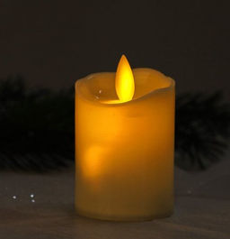 Свеча светодиодная подвижный фитиль 7 см / VFR-39 /уп 12/480/ - Галеонтрейд фото 2