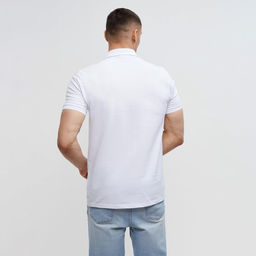 Футболка поло мужская MINAKU REGULAR FIT: белая, р-р 54