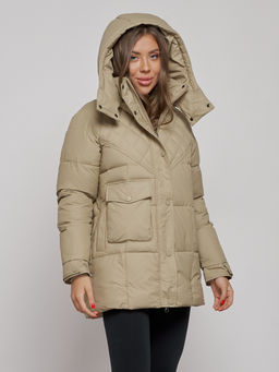 Зимняя женская куртка молодежная с капюшоном 52301SK - Holdluck фото 16