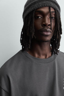 CONTRAST PRINT T-SHIRT - Zara фото 6