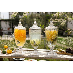 Диспенсер для напитков Magistro «Сияние», 2.7 л, 17×50 см, стекло