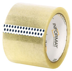 Клейкая лента упаковочная INFORMAT 72 мм х 57 м, 45 мкм, прозрачная