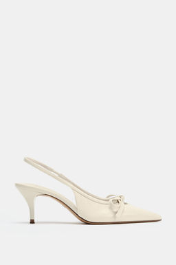 SLINGBACK SHOES WITH BOW - Zara фото 6