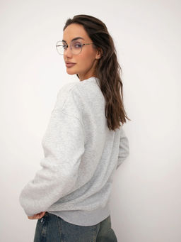 Свитшот женский Скай Серый меланж