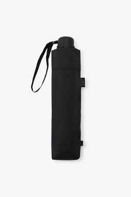 PARAGUAS PLEGABLE LISO / Negro