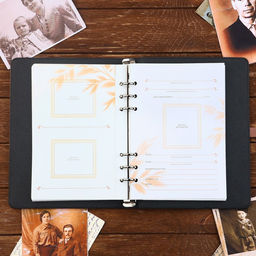 Родословная книга со встроенной флешкой 16 Gb «Семейная летопись», 17.5×23 см..
