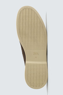 CASUAL LEATHER LOAFERS - Zara фото 8