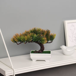 Бонсай искусственный в горшке «Сосна галант», 12×16 см, МИКС