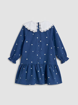 Bebe Yaka Ta?l? K?z ?ocuk F?rf?rl? Elbise