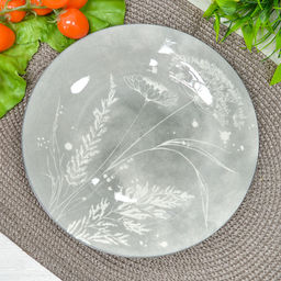 Тарелка обеденная 23см 2, Meadow flowers ZX2402-9FP /КОРАЛЛ/