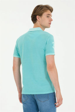 Мужская мятная базовая футболка - U.s. polo assn фото 12