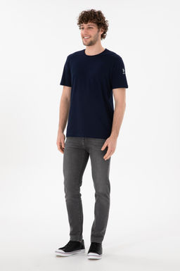 Erkek Regular Fit Bisiklet Yaka Lacivert Basic Ti__rt Sepette S_rpriz _ndirim - U.s. polo assn фото 5