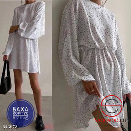 Женское платье в горошек - Bruno фото 2