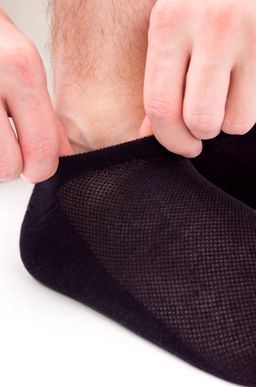 Цена за 6 шт. Укороченные базовые носки в сетку Happy Fox  фото 2