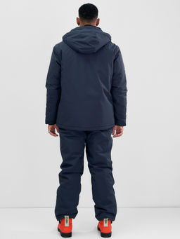 Горнолыжный костюм мужской зимний темно-серого цвета 394TC - Leifensh фото 10