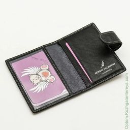 Женская кожаная визитница Sergio Valentini СВ 8115-010  фото 7