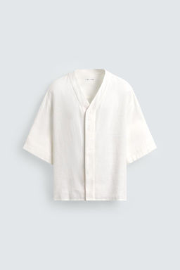 100% LINEN SHIRT - Zara фото 10
