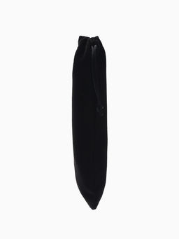 Цена за 50 шт. Мешочек подарочный, 6×18 см, фасовка 50 шт., чёрный