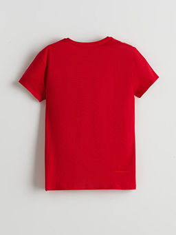 Bisiklet Yaka Basic K?sa Kollu K?z ?ocuk Ti??rt