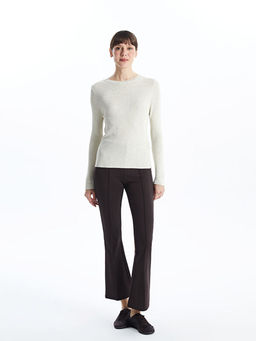 Ekstra Dar Fit ?spanyol Pa?a Kad?n Pantolon