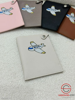 Обложка для паспорта с ярким принтом самолёта. - Bruno фото 16