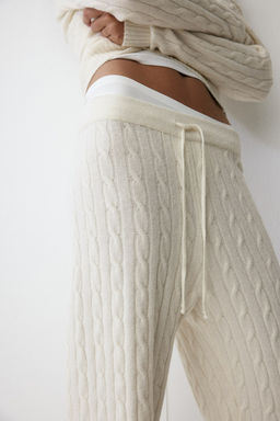 Joggers en punto trenzado - H&m фото 4