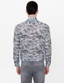 Haki Slim Fit Uzun Kollu G_mlek