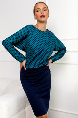 Платье Open Style 6034 синий
