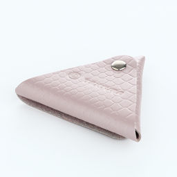 Монетница на кнопке TEXTURA, сиреневая