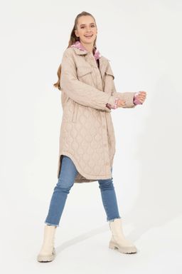 Женское пальто Stone без капюшона из синтетического материала