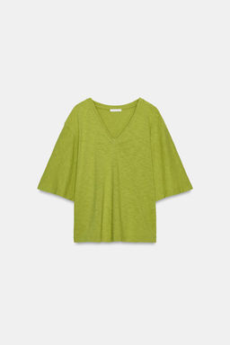 V-NECK T-SHIRT - Zara фото 13