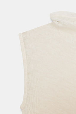 WOOL SLEEVELESS TOP - Zara фото 8