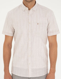 Haki Regular Fit K_sa Kollu G_mlek - Pierre cardin фото 6