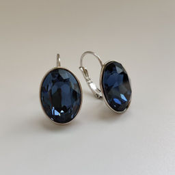 Серьги с кристаллами Swarovski