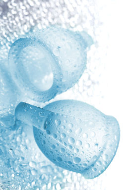 Менструальная чаша Satisfyer Feel Confident, 2 шт в наборе, силикон, голубой