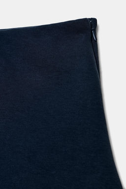 COMBINED INTERLOCK MIDI SKIRT - Zara фото 6