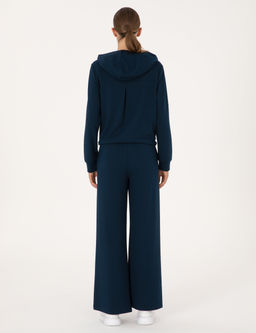 Lacivert Flare Fit Modal Kar___ml_ E_ofman Alt_