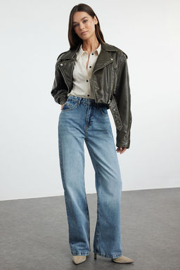 Mavi Y_ksek Bel Wide Leg Jeans TWOAW25JE00091